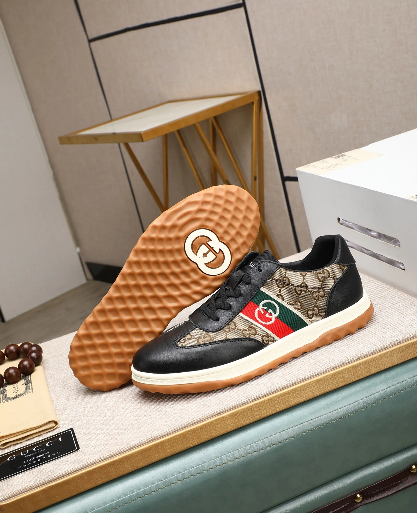 Men's men's shoes💰440 GUCCI🔍🔍2025 latest model Available at the counter at the same time, original calfskin imported from Italy, genuine leather lining, (high-end, extravagant, and classy) with exquisite workmanship, soles: original soles specially provided by the original factory, ⚠Exclusive double-layer movable molded soles are super comfortable⚠, real photos🎬The real ones are better🔍🔍"High quality·Follow the order" code number 38-44 (45 46 customized)